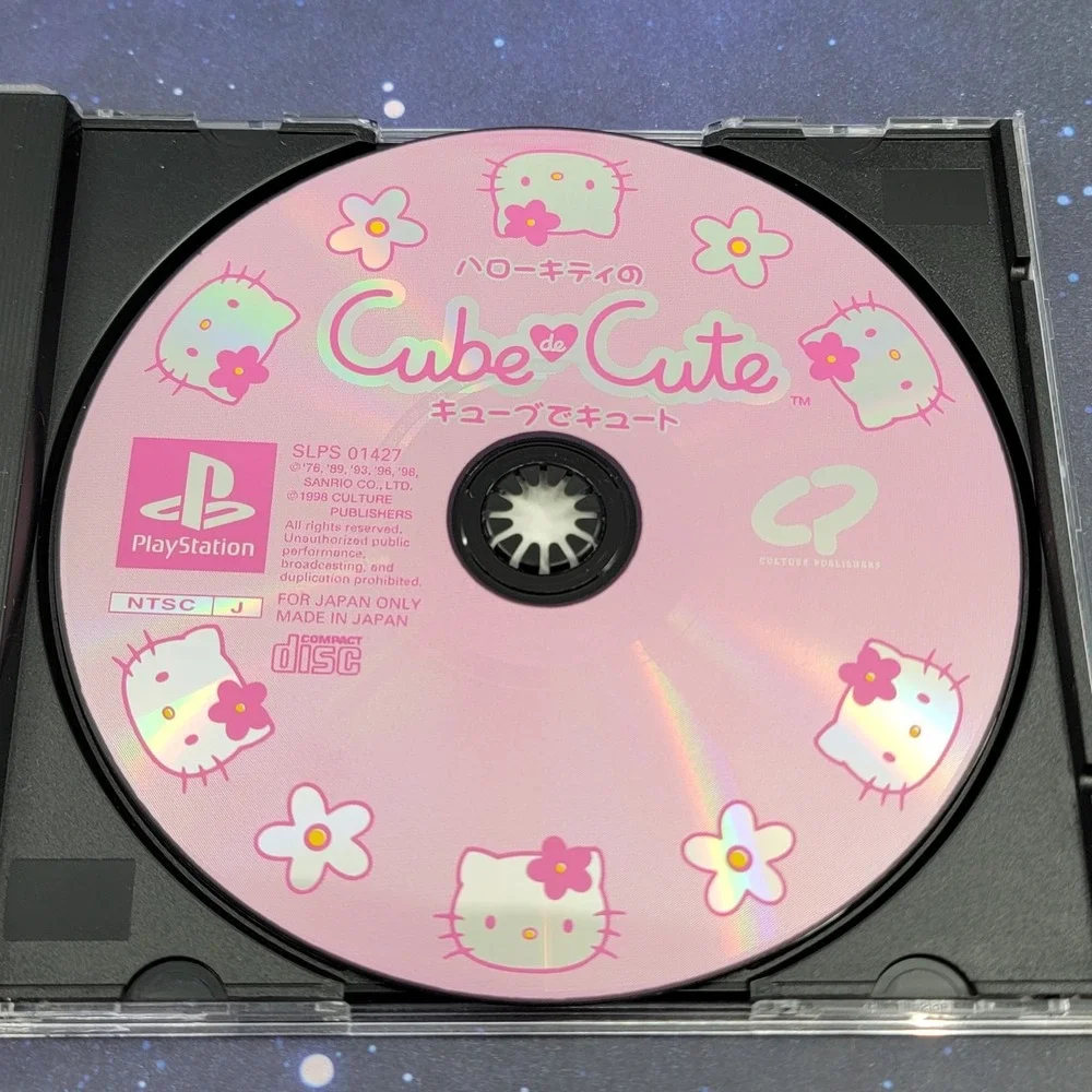 Hello Kitty Cube de Cute (Sony PlayStation) Japanese PS1 Video Game 1497